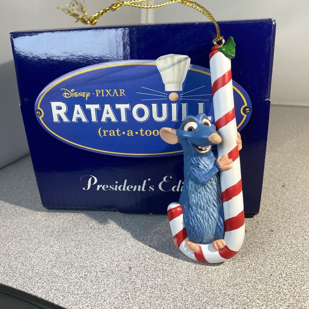 Grolier Disney Pixar Ratatouille Oswald Rat President's Edition Ornament